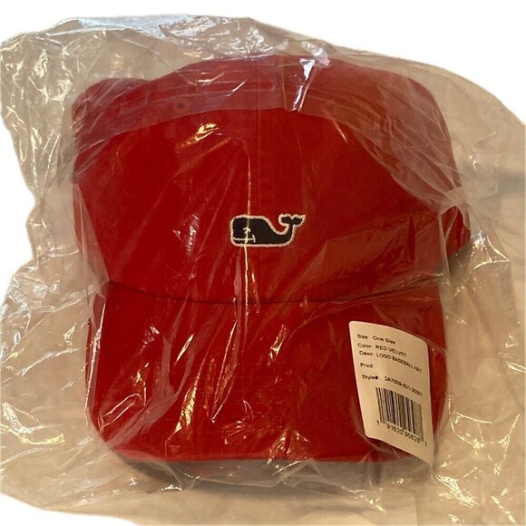 NWT Vineyard Vines Red Velvet Hat New in Bag OSFM - Picture 5 of 5